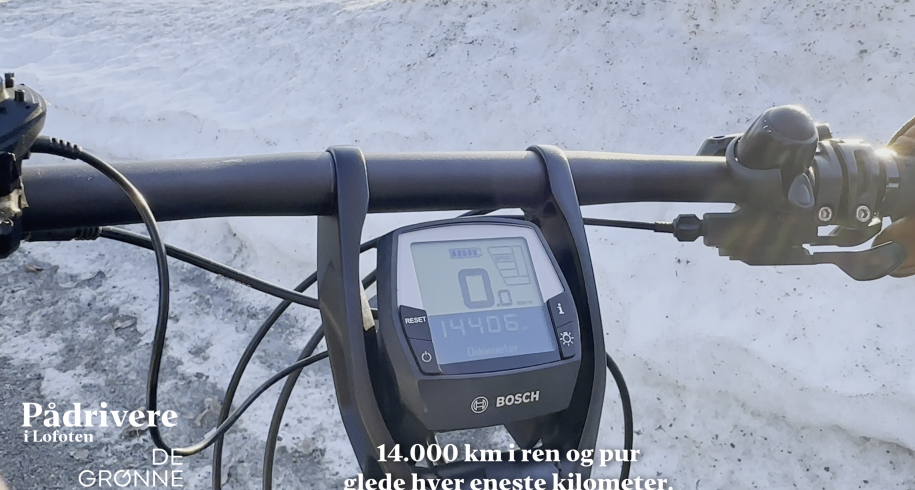 14.000 kilometer på elsykkel i Lofoten