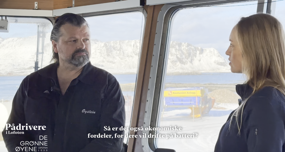 Intervju med Øystein Angelsen om batteripakken ombord på fiskerifartøy
